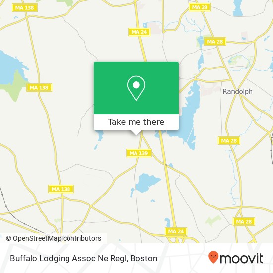 Mapa de Buffalo Lodging Assoc Ne Regl