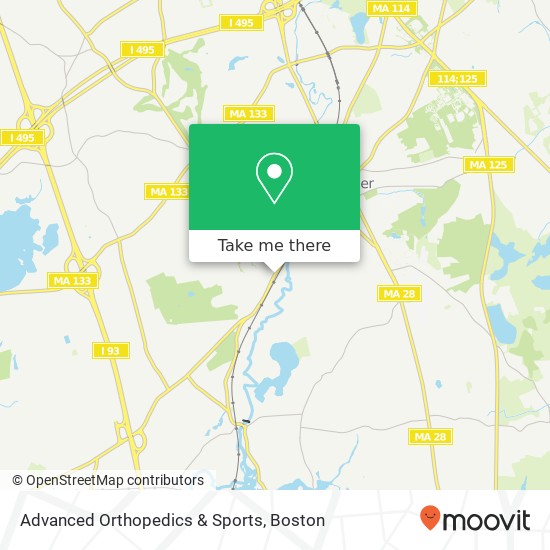 Advanced Orthopedics & Sports map