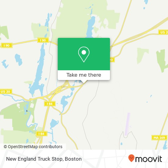 Mapa de New England Truck Stop