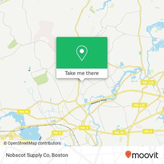 Mapa de Nobscot Supply Co