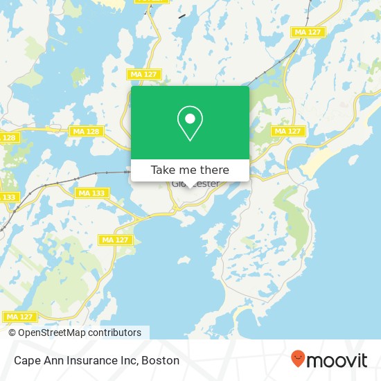 Cape Ann Insurance Inc map