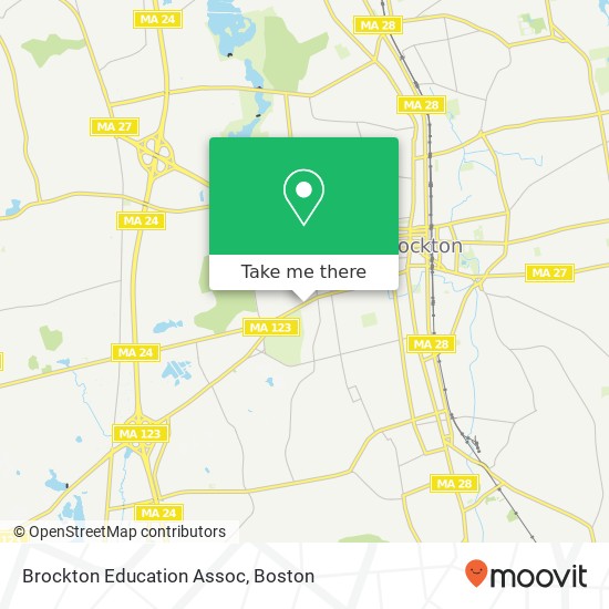 Mapa de Brockton Education Assoc