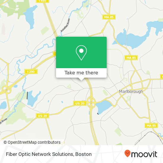 Fiber Optic Network Solutions map