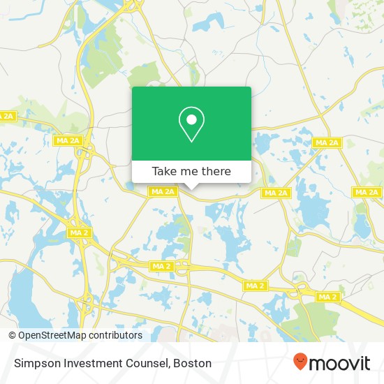 Mapa de Simpson Investment Counsel