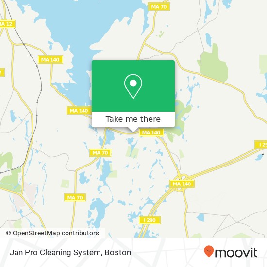 Mapa de Jan Pro Cleaning System