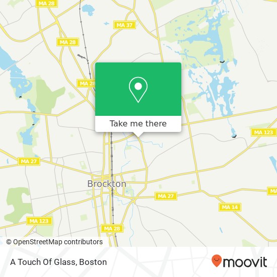 A Touch Of Glass map