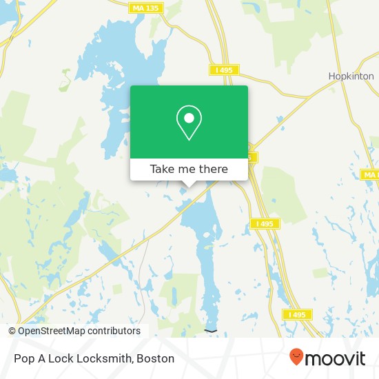 Pop A Lock Locksmith map