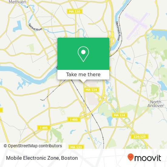 Mobile Electronic Zone map