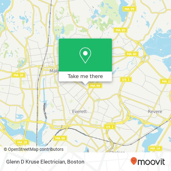 Mapa de Glenn D Kruse Electrician
