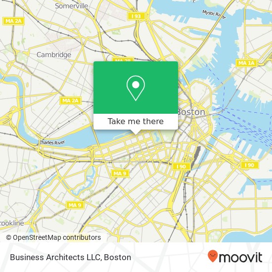 Business Architects LLC map