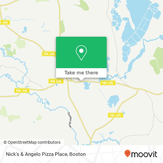 Mapa de Nick's & Angelo Pizza Place