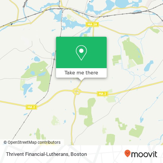 Mapa de Thrivent Financial-Lutherans