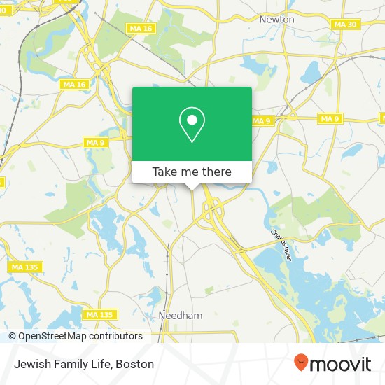 Jewish Family Life map