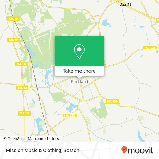 Mission Music & Clothing map