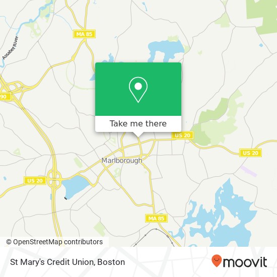 Mapa de St Mary's Credit Union