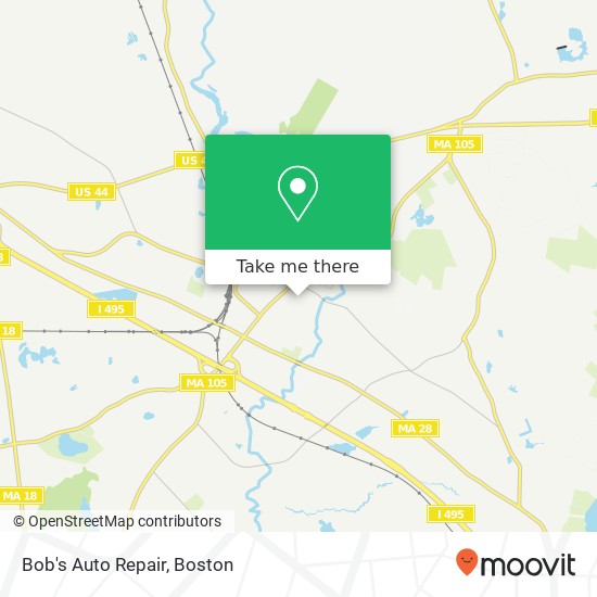 Bob's Auto Repair map