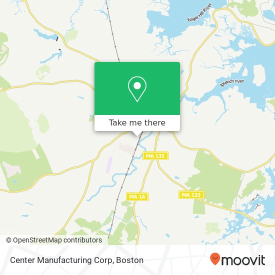 Mapa de Center Manufacturing Corp