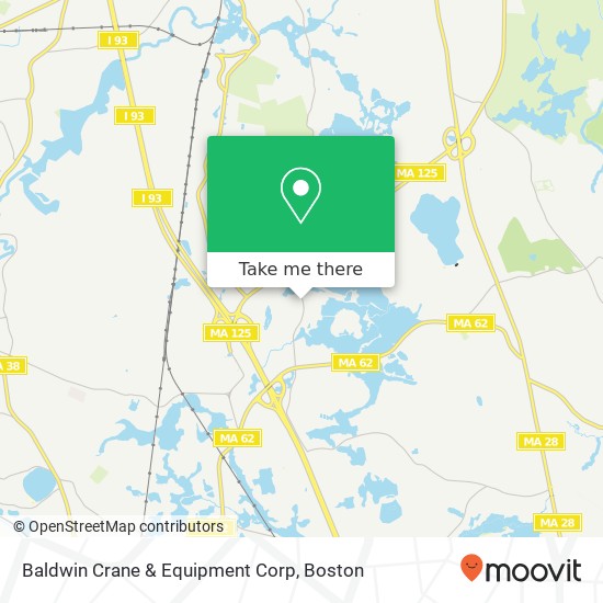 Mapa de Baldwin Crane & Equipment Corp