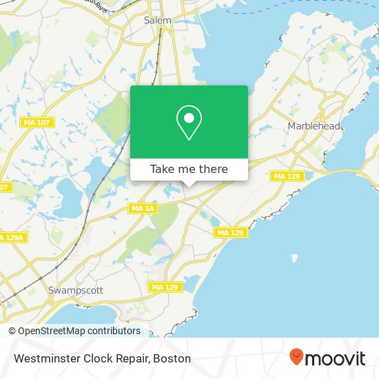 Westminster Clock Repair map