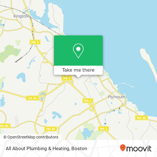 Mapa de All About Plumbing & Heating