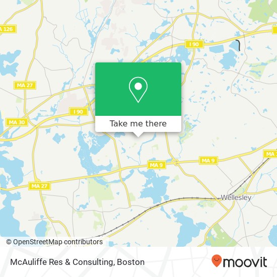 McAuliffe Res & Consulting map