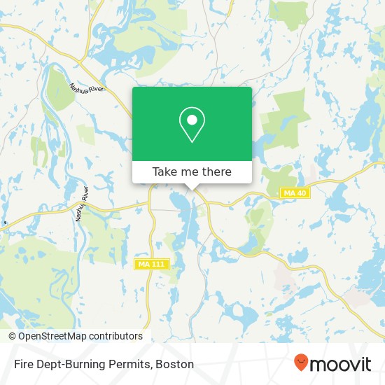 Mapa de Fire Dept-Burning Permits