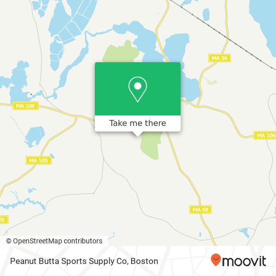 Mapa de Peanut Butta Sports Supply Co