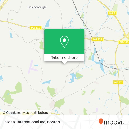 Mapa de Mosal International Inc