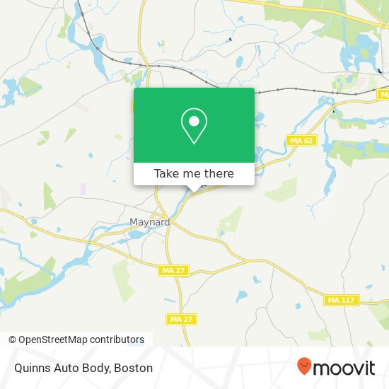 Quinns Auto Body map