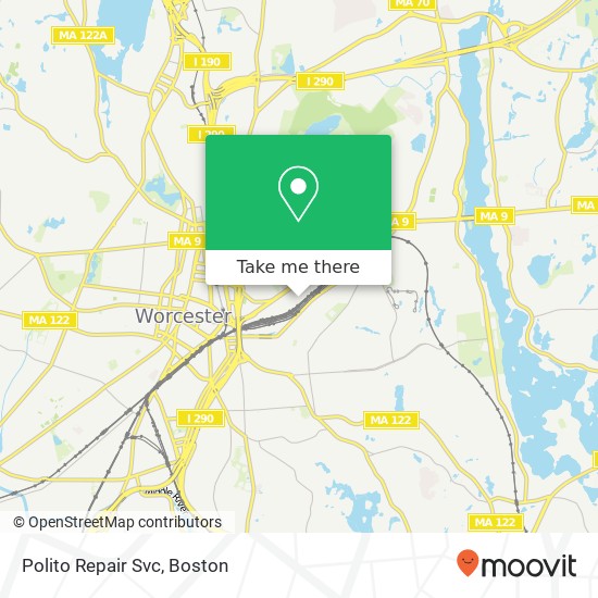 Polito Repair Svc map