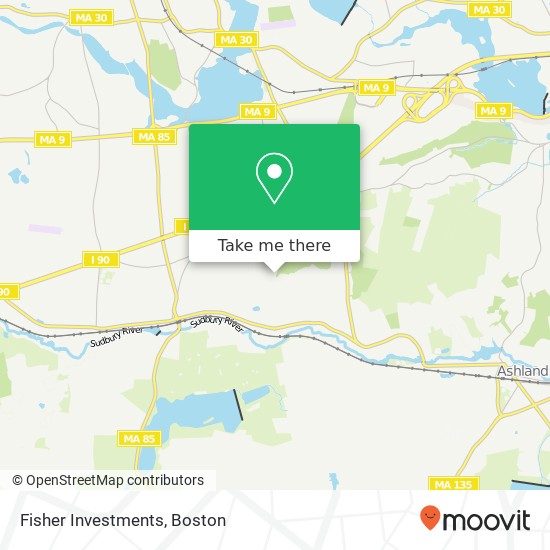 Fisher Investments map