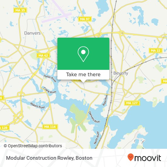 Mapa de Modular Construction Rowley