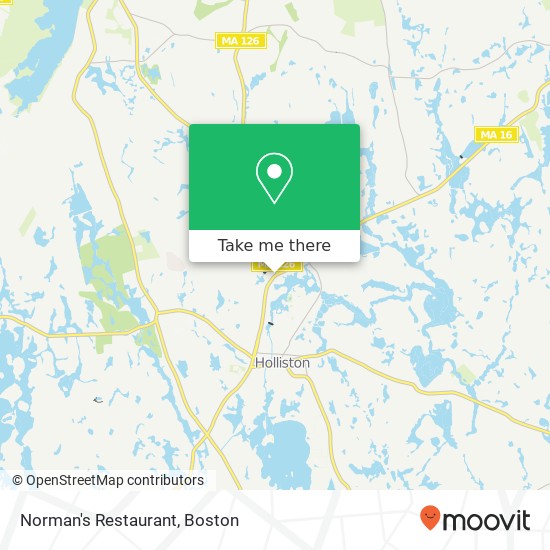 Mapa de Norman's Restaurant