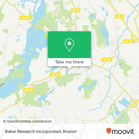 Baker Research Incorporated map