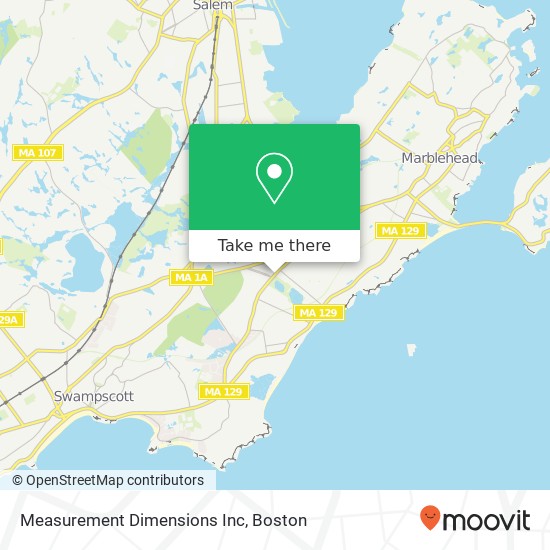 Mapa de Measurement Dimensions Inc