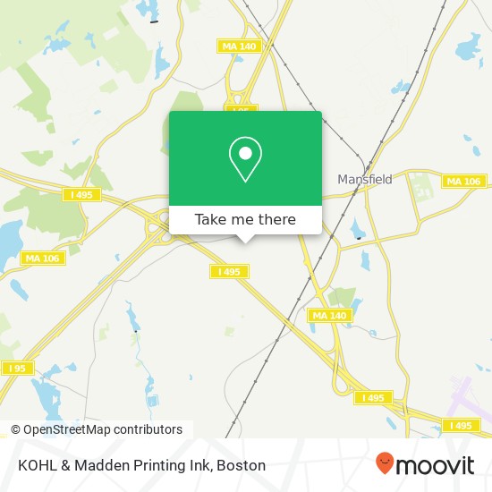 Mapa de KOHL & Madden Printing Ink