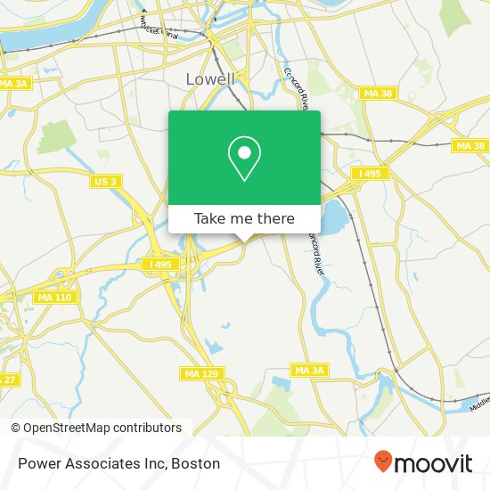 Power Associates Inc map