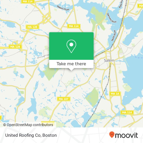 Mapa de United Roofing Co