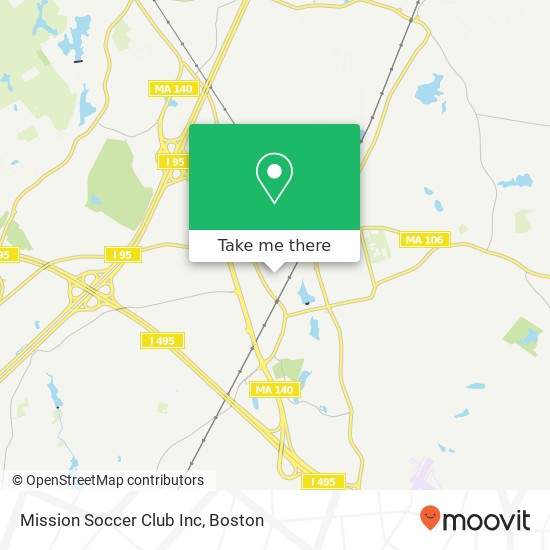 Mapa de Mission Soccer Club Inc