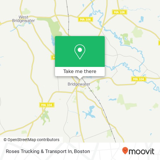 Mapa de Roses Trucking & Transport In