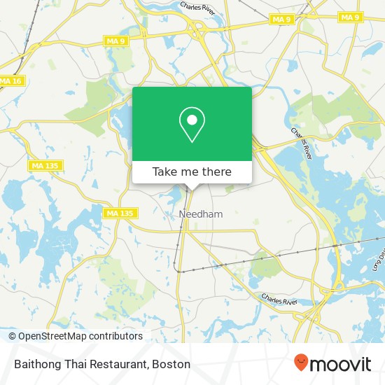 Mapa de Baithong Thai Restaurant