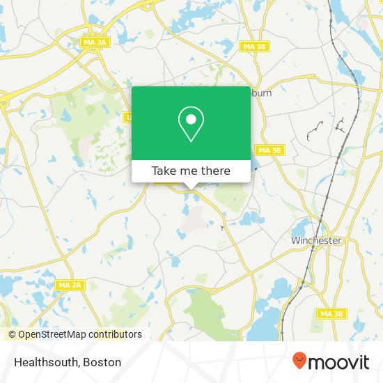 Healthsouth map