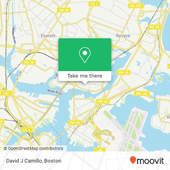 David J Camillo map