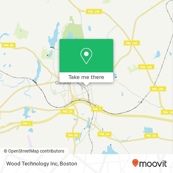 Wood Technology Inc map