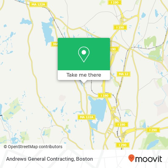 Andrews General Contracting map