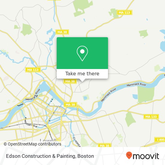 Mapa de Edson Construction & Painting