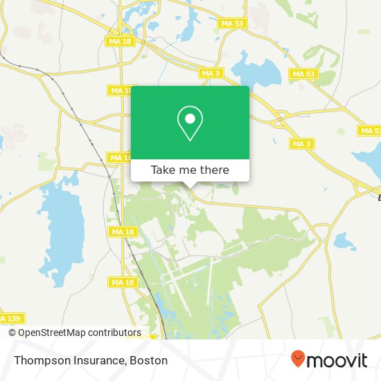 Thompson Insurance map