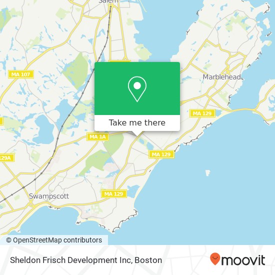 Sheldon Frisch Development Inc map