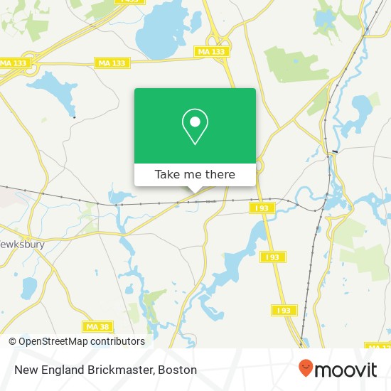 New England Brickmaster map