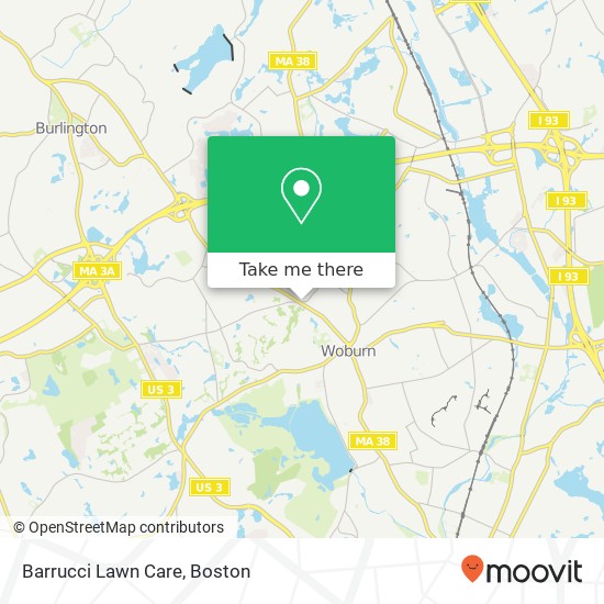 Barrucci Lawn Care map